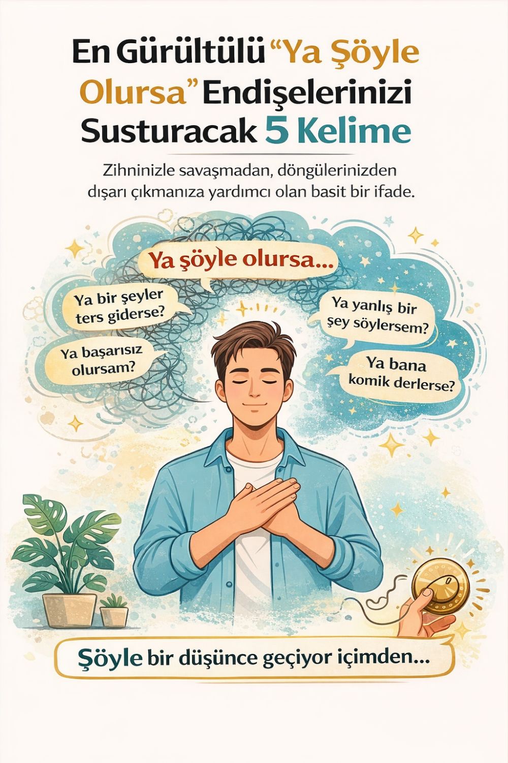 En Gürültülü "Ya Şöyle Olursa" Endişelerinizi Susturacak 5 Kelime