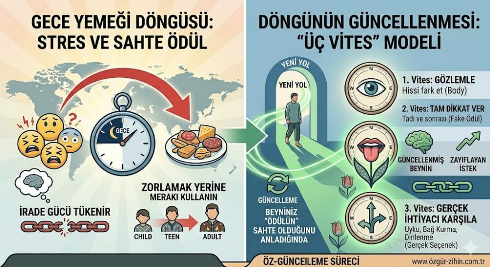 Gece Geç Saatlerde Yemek Yemek: Neden Duramıyorsunuz ve Döngüyü Nasıl Kırarsınız