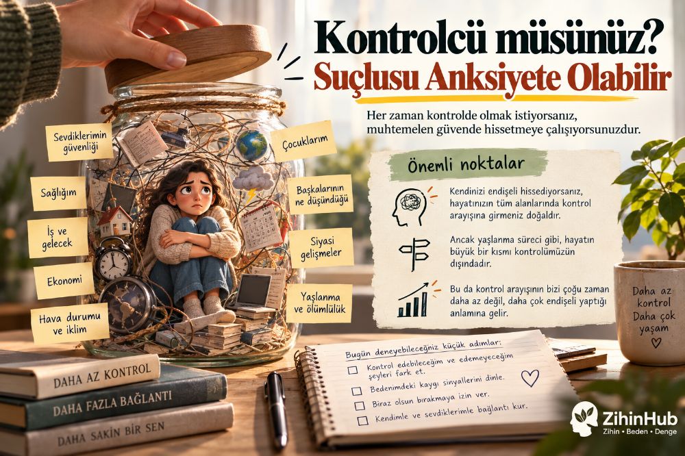 Kontrolcü müsünüz? Suçlusu Anksiyete Olabilir